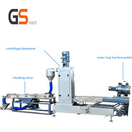 Chiny System peletu z pierścieniem wodnym Proces granulowania plastiku 300 - 400 Kg / H Prędkość fabryka